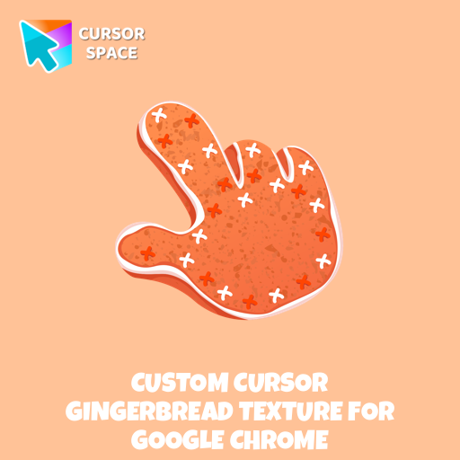 Custom Cursor Gingerbread Texture For Google Chrome